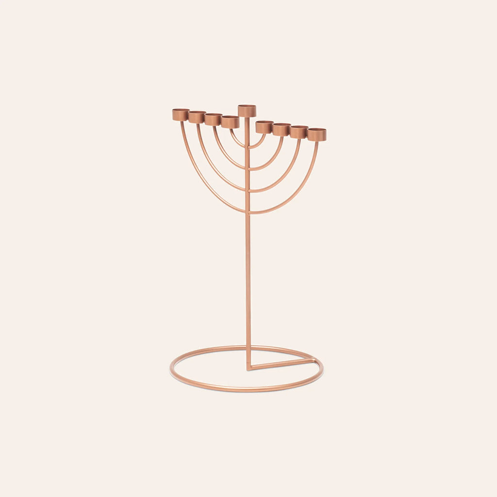 Radius Menorah mini | Copper