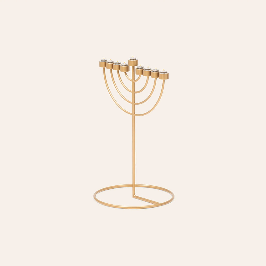 Radius Menorah mini | Brass