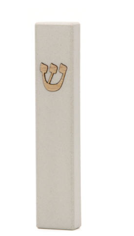 Handmade concrete mezuzah house – classic model