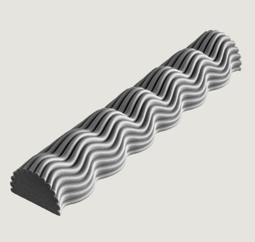 Vellen Mezuzah (Stone Grey)