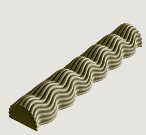 Vellen Mezuzah (Olive)