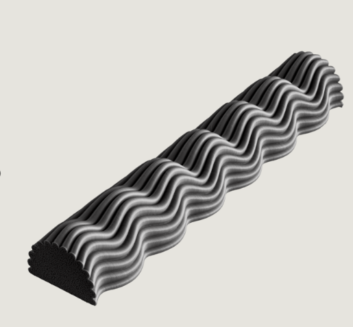 Vellen Mezuzah (Graphite)