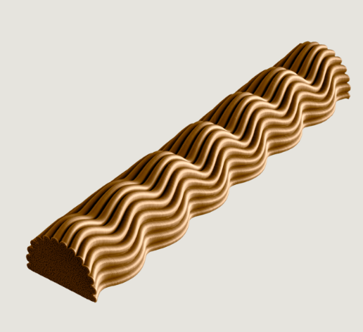 Vellen Mezuzah (Cinnamon)