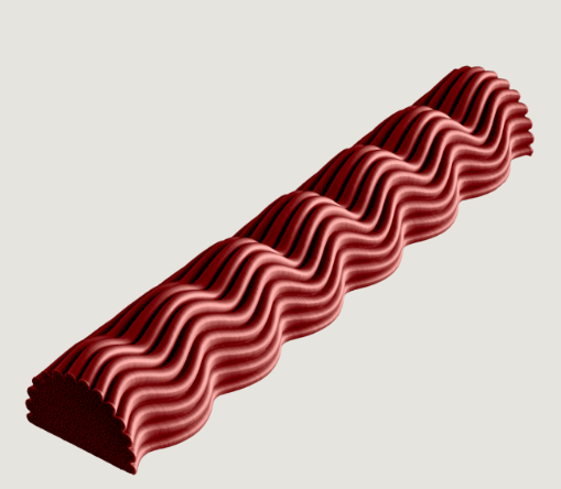 Vellen Mezuzah (Ruby Red)