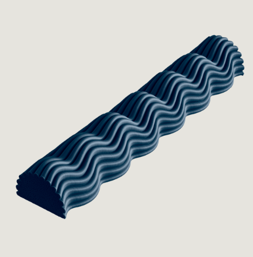 Vellen Mezuzah (Mosaic Blue)