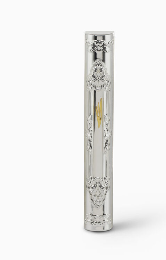 Mezuza Forma Silver Plated