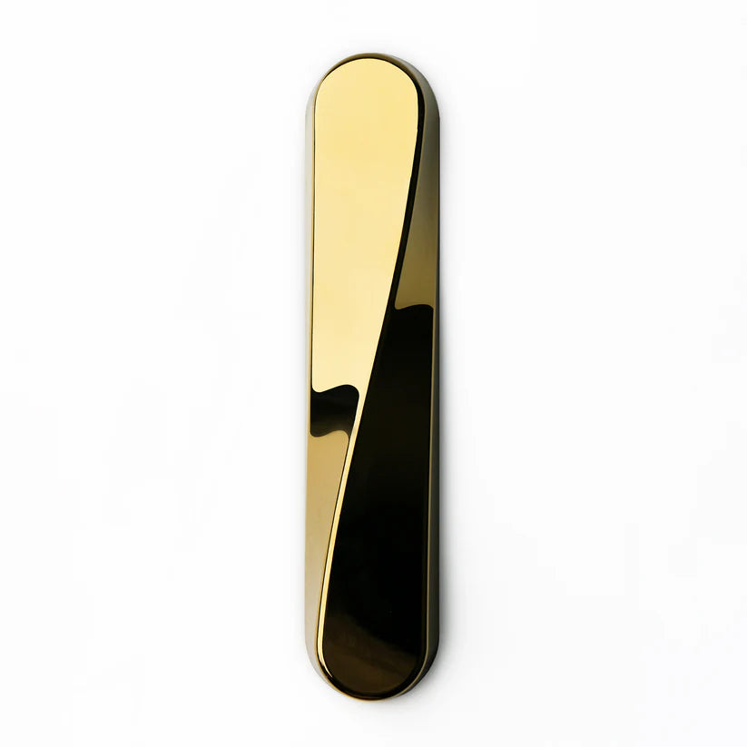 TWIST Mezuzah - Polished Gold