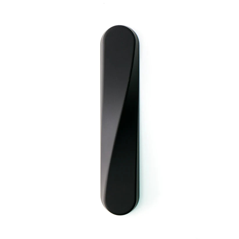 TWIST Mezuzah - Matte Black Aluminum