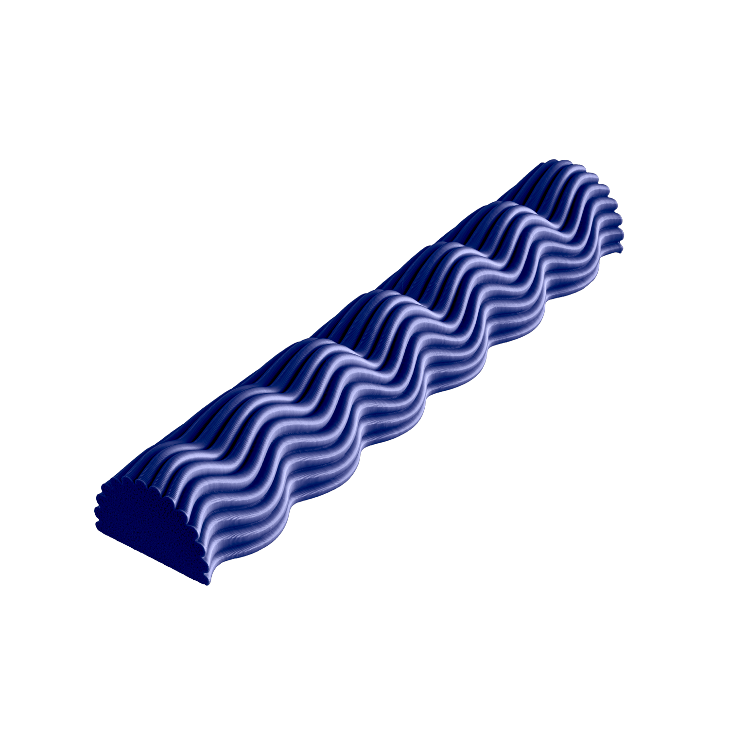 Vellen Mezuzah Cobalt Blue