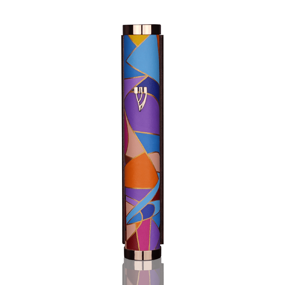 Art Stained Glass Case for Mezuzah