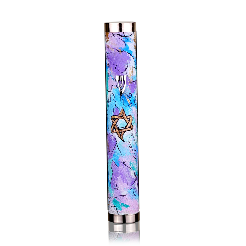 Case for Mezuzah Art Collection “Jerusalem” Star of David Art Collection