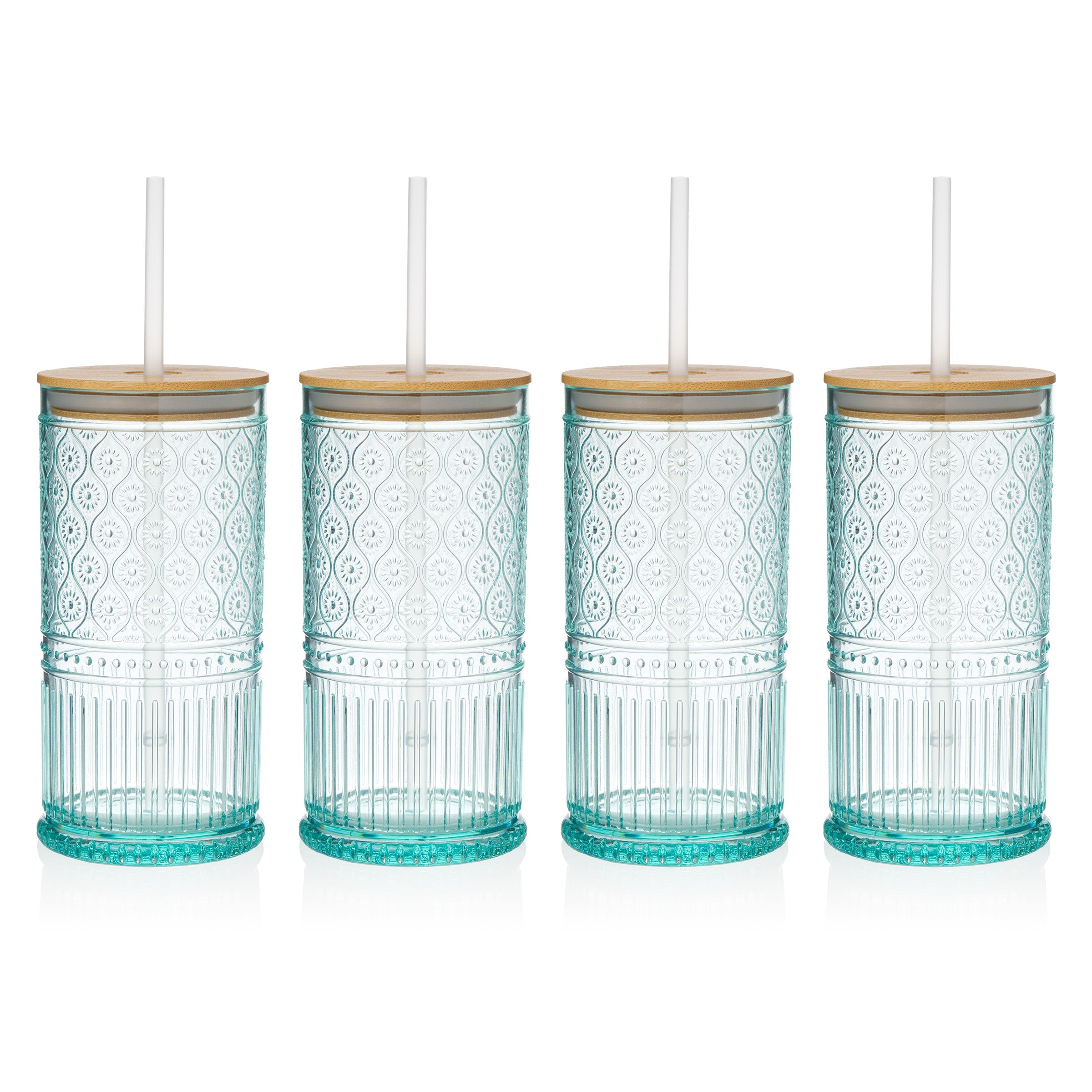 Claro Acrylic Seafoam Sippy Cup, Set of 4
