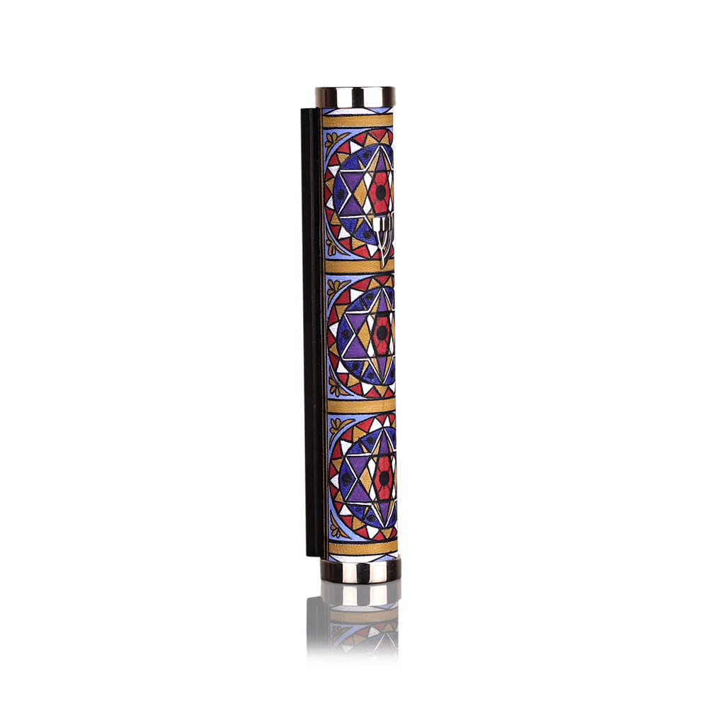 Stained Glass Art Collection Mezuzah II