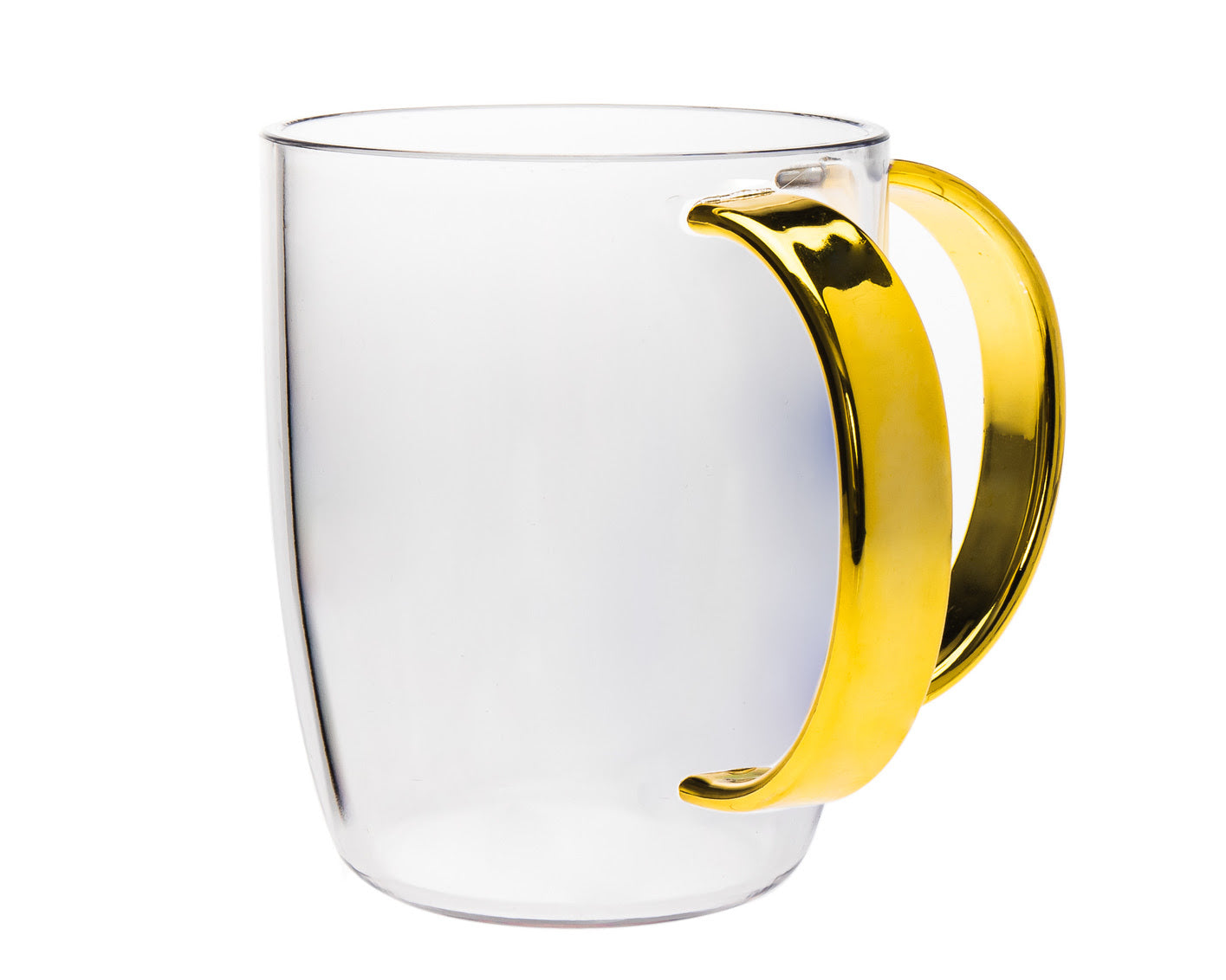 Acrylic Washing Cup Gold Handles