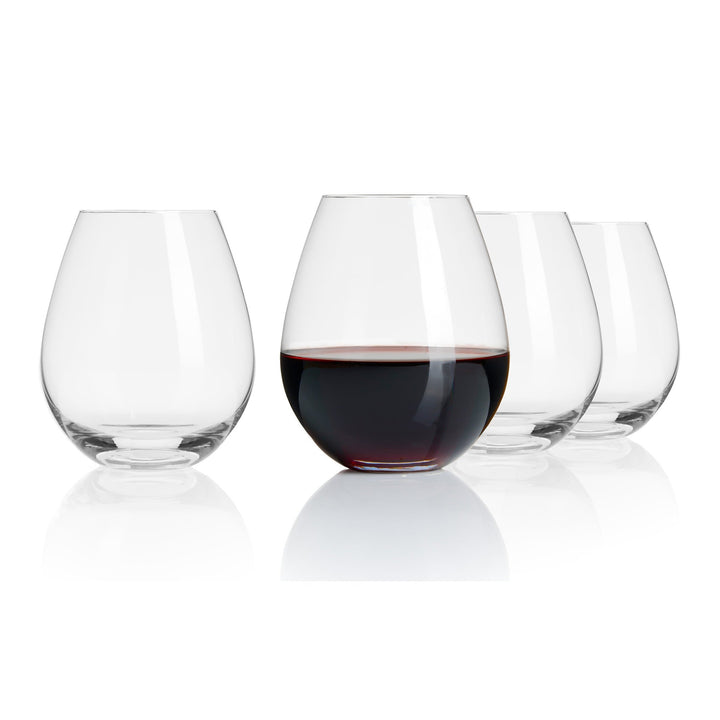 Lincoln Stemless Wine Glass, Set of 4