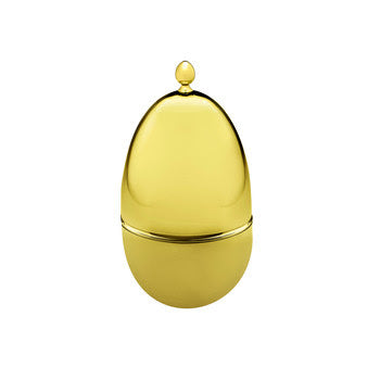 Egg Holder wth Set of 6 Forks Gold