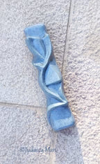 Ceramic mezuzah "Shema" Blue stone color 3 sizes