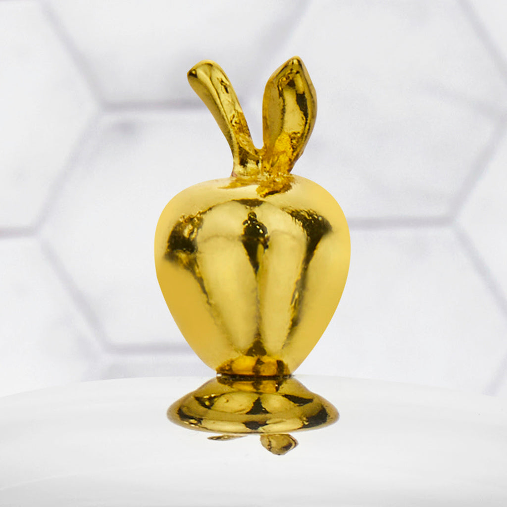 Double Wall Honey Dish - Apple