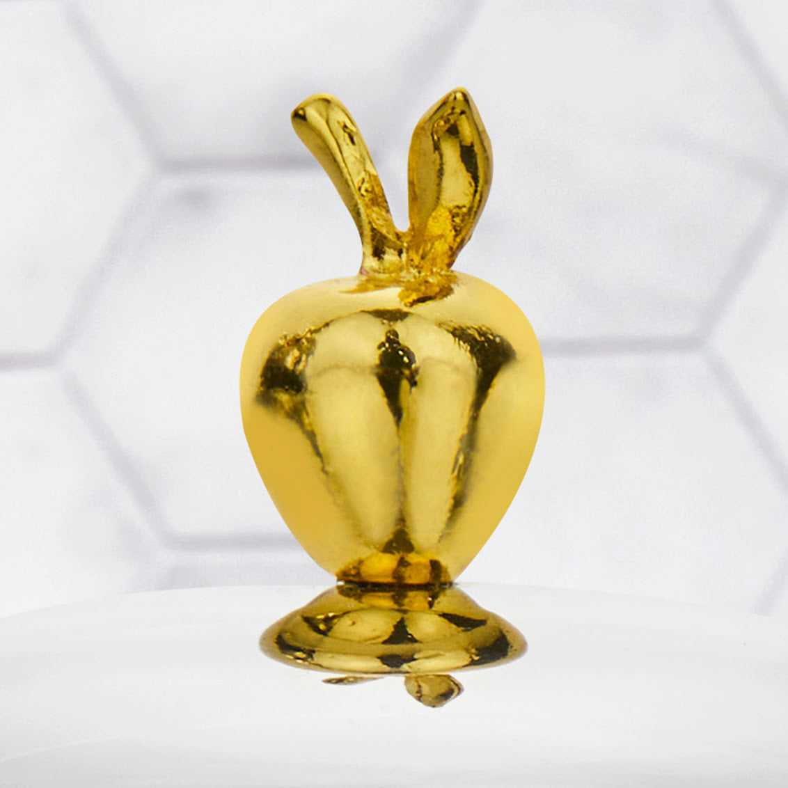 Double Wall Honey Dish - Apple