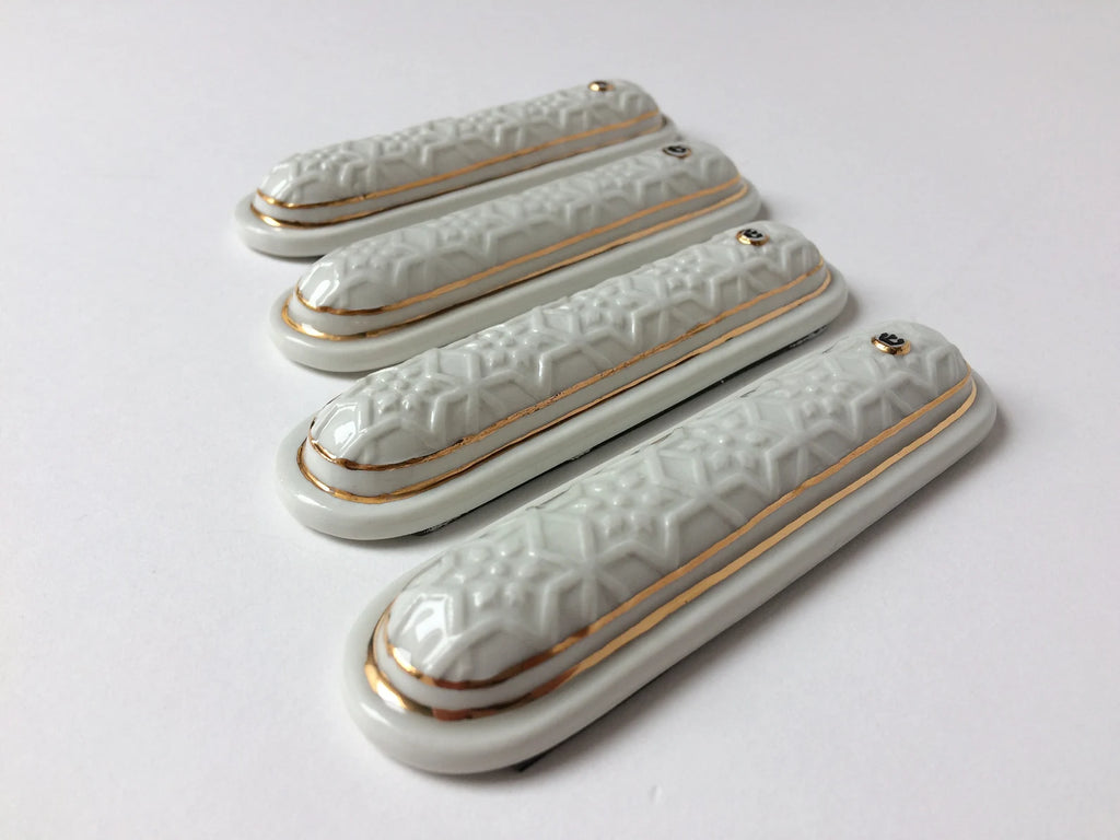 White Star Porcelain Mezuzah