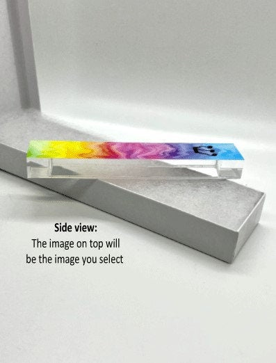 Teddy Bear Mezuzah - Personalized Acrylic Mezuzah - With or without name