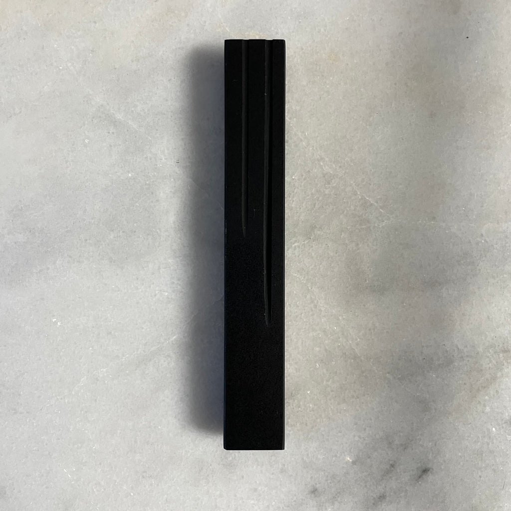 Jet Black Mezuzah | Lines