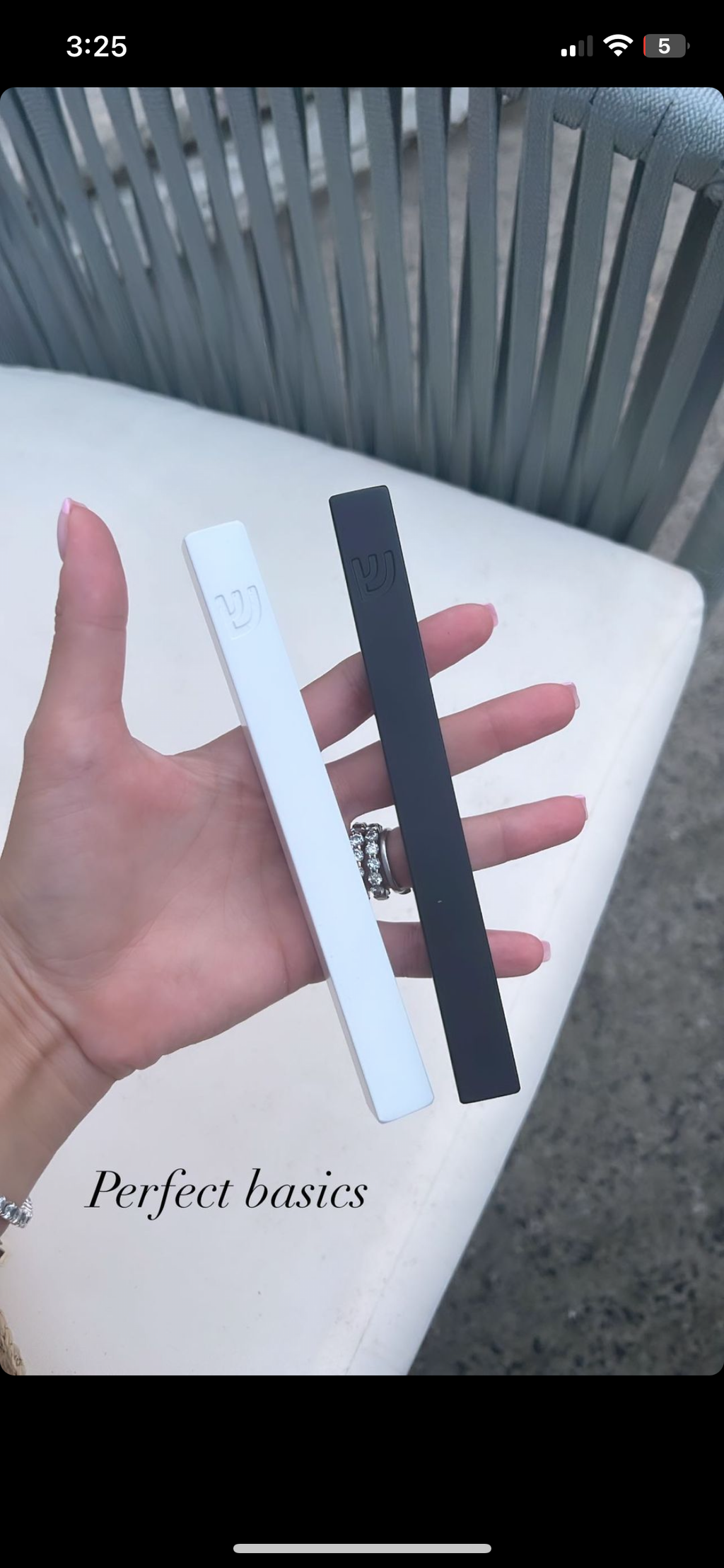 aluminum aircraft mezuzah white