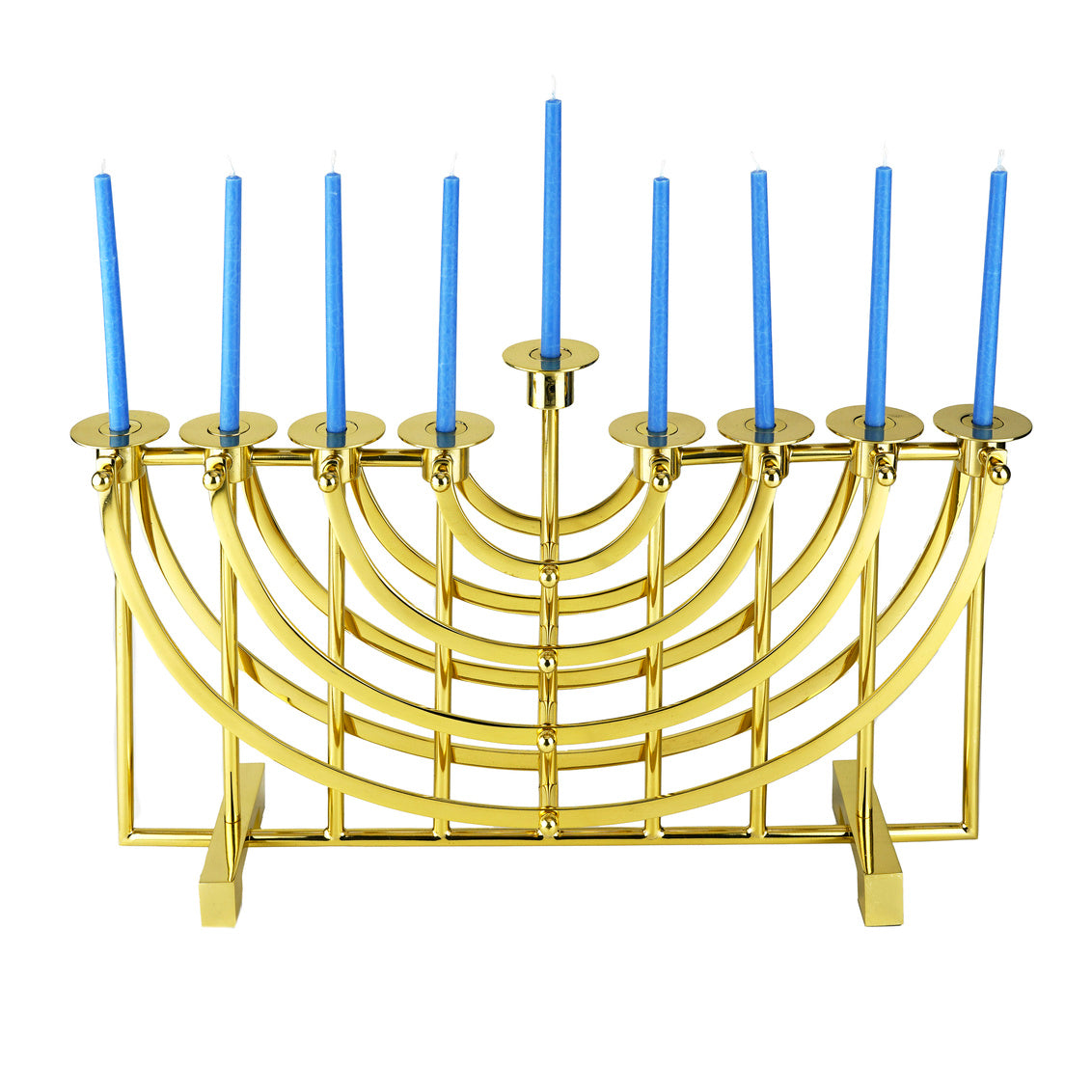 Ricci Gold Hanukkah Menorah