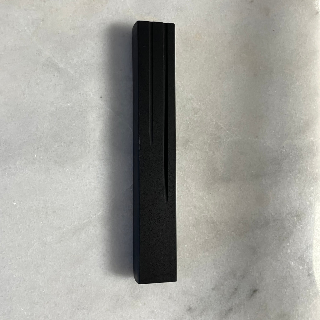 Jet Black Mezuzah | Lines