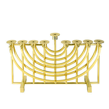 Ricci Gold Hanukkah Menorah