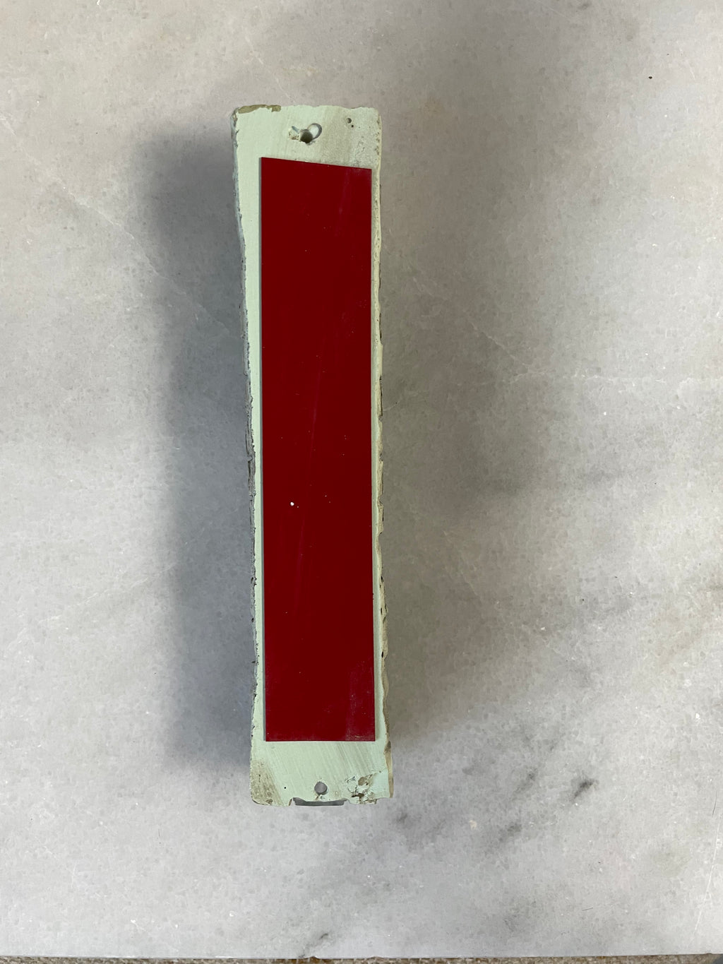 Stone Like Polyresin Mezuzah 15 Cm- "kotel Stones" Design