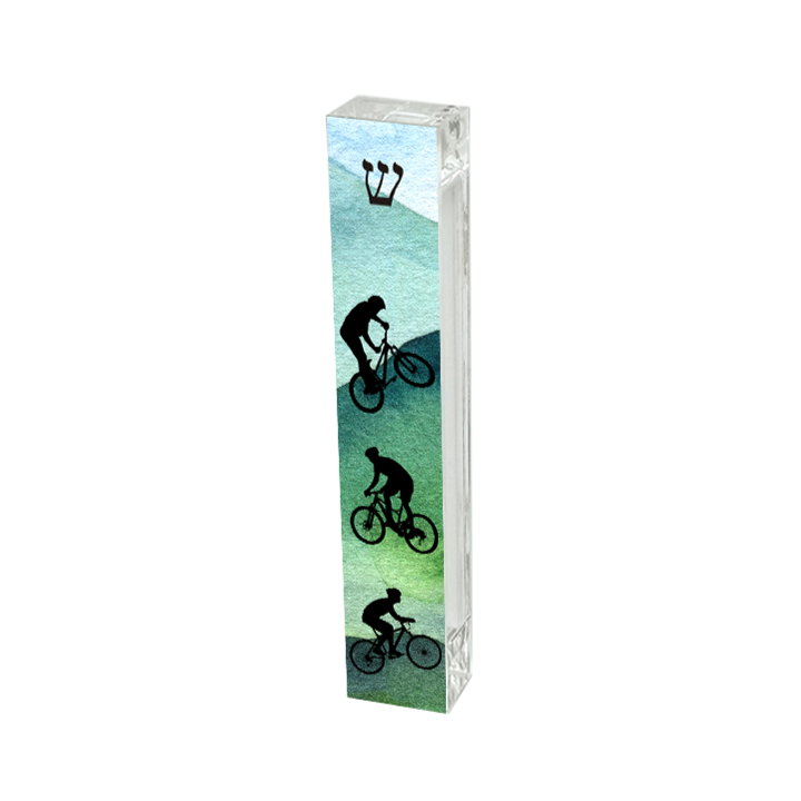 Mezuzah - Mountain Biker Mezuzah
