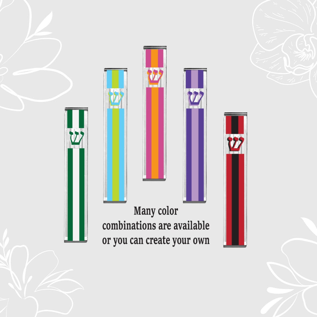 Custom Mezuzah - Your choice of colors