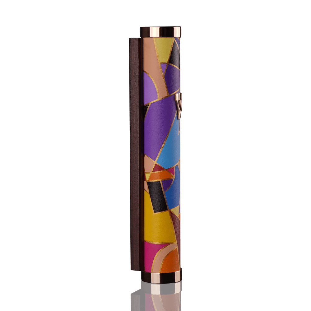 Set сase for Mezuzah ”Jerusalem” Art Vitrage Collection
