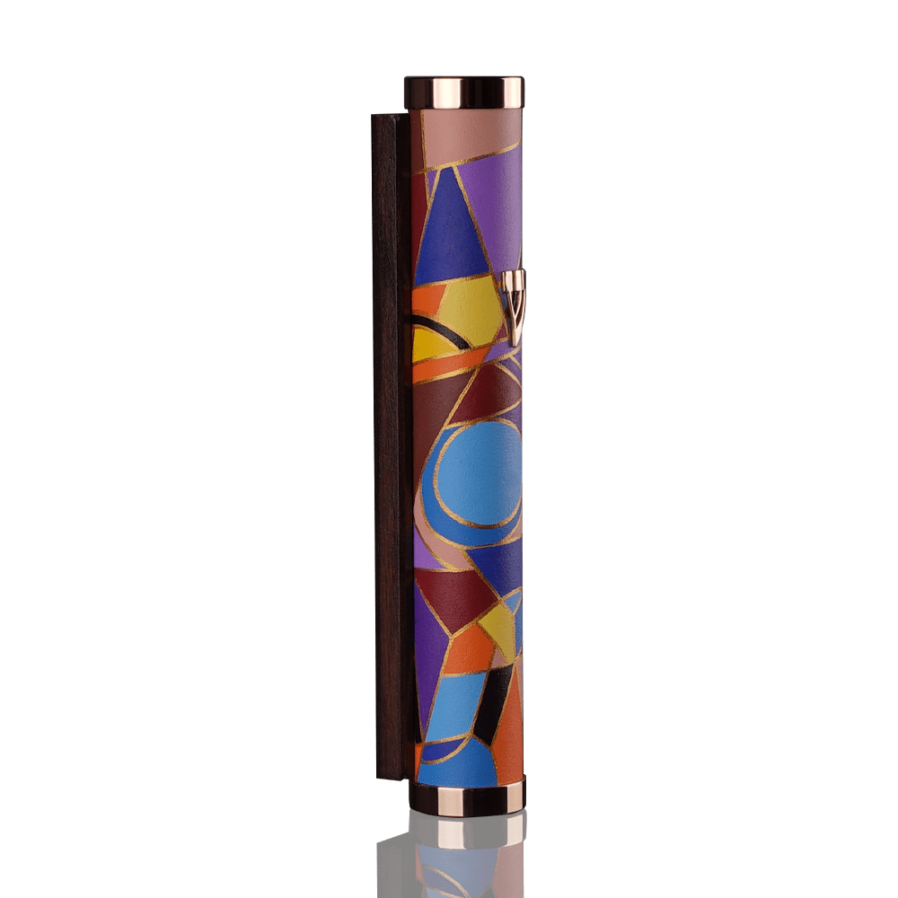 Set сase for Mezuzah ”Jerusalem” Art Vitrage Collection