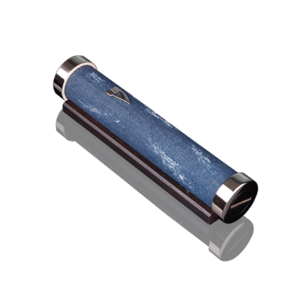 Denim Mezuzah Case Tzfat | Light Blue