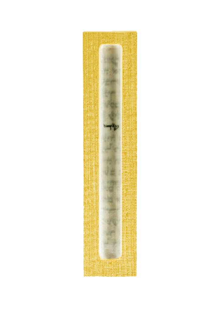 The Lucite Mezuzah Small Gold