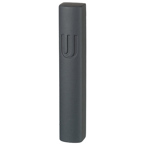 Mezuzah Dark Gray | Debossed Shin
