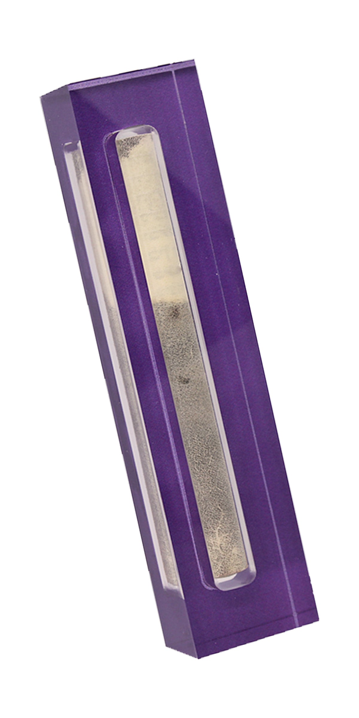 Lucite Mezuzah Purple