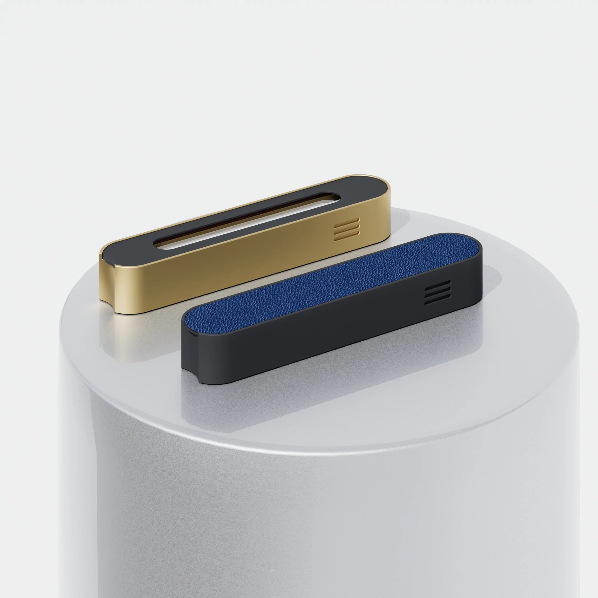 Mood Mezuzah | Black Base & Customizable Cover