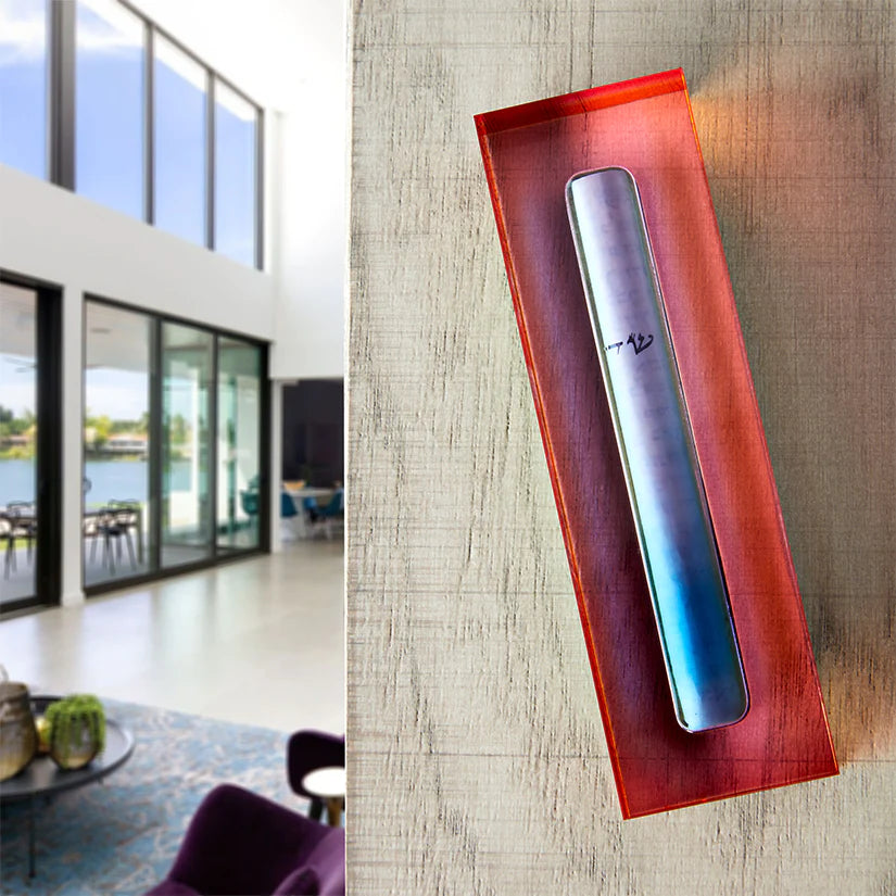 The Lucite Mezuzah Medium Multicolor