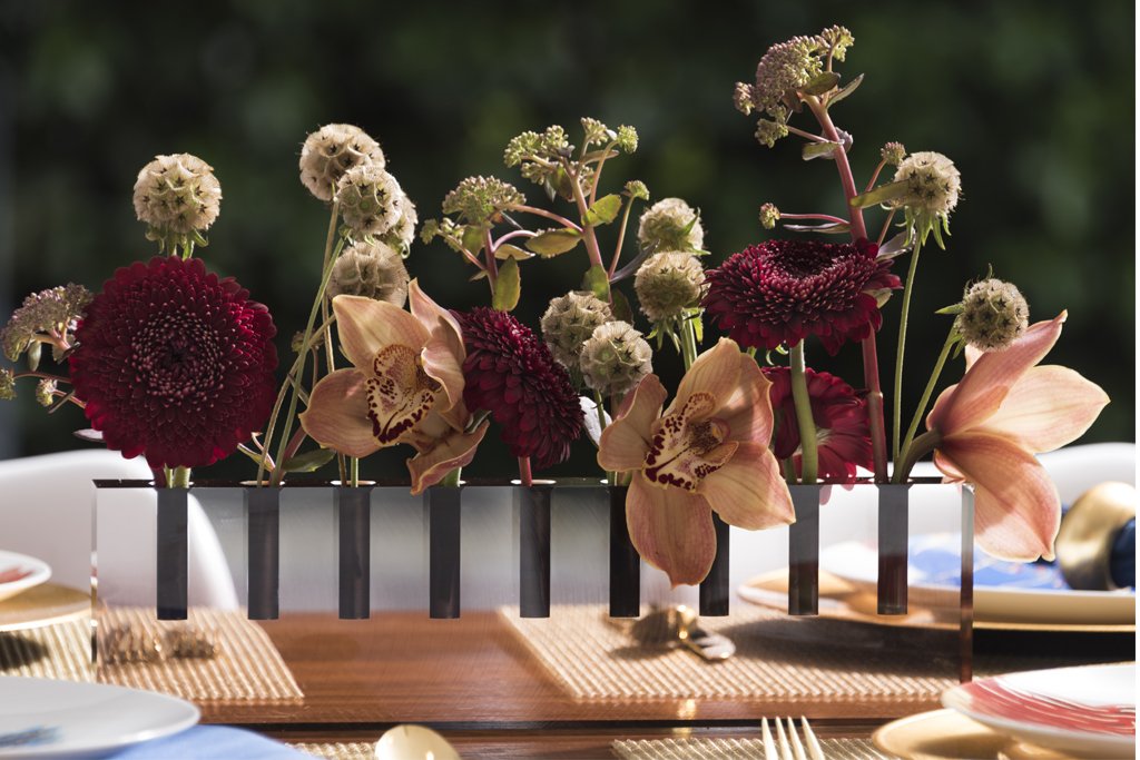 Smoke Acrylic Oil Menorah