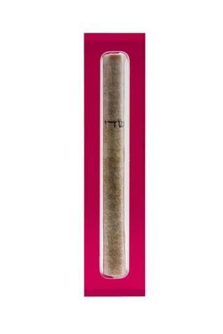 The Lucite Mezuzah Small Red