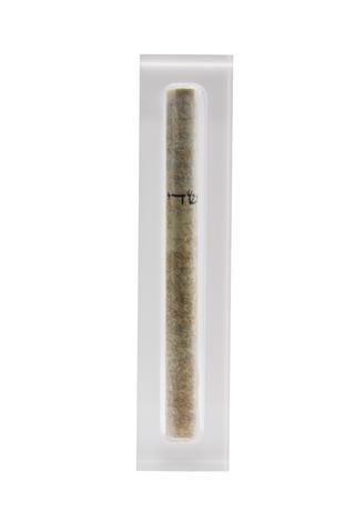 The Lucite Mezuzah Small White