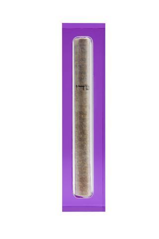 The Lucite Mezuzah Small Violet