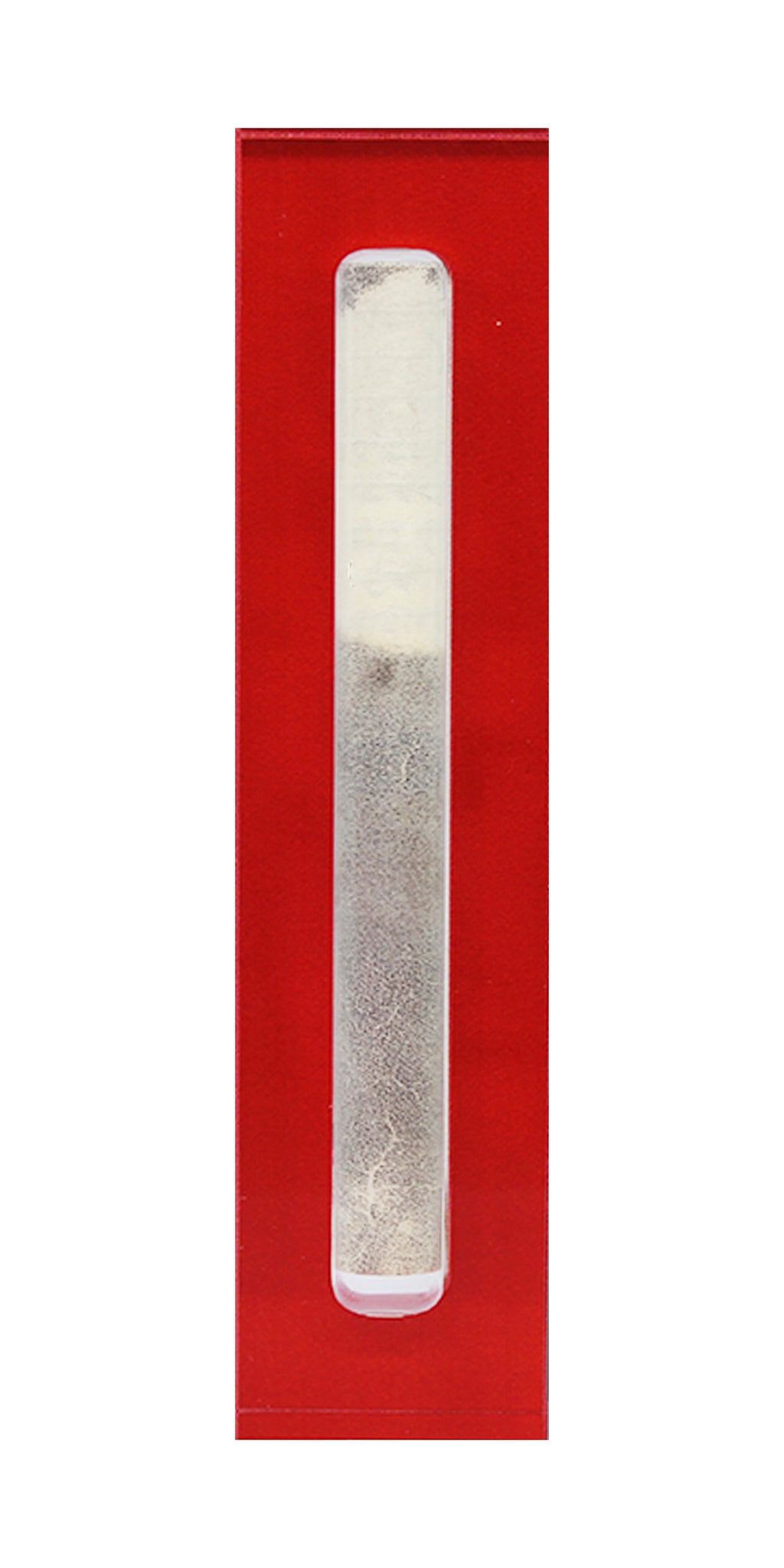 Lucite Mezuzah Red