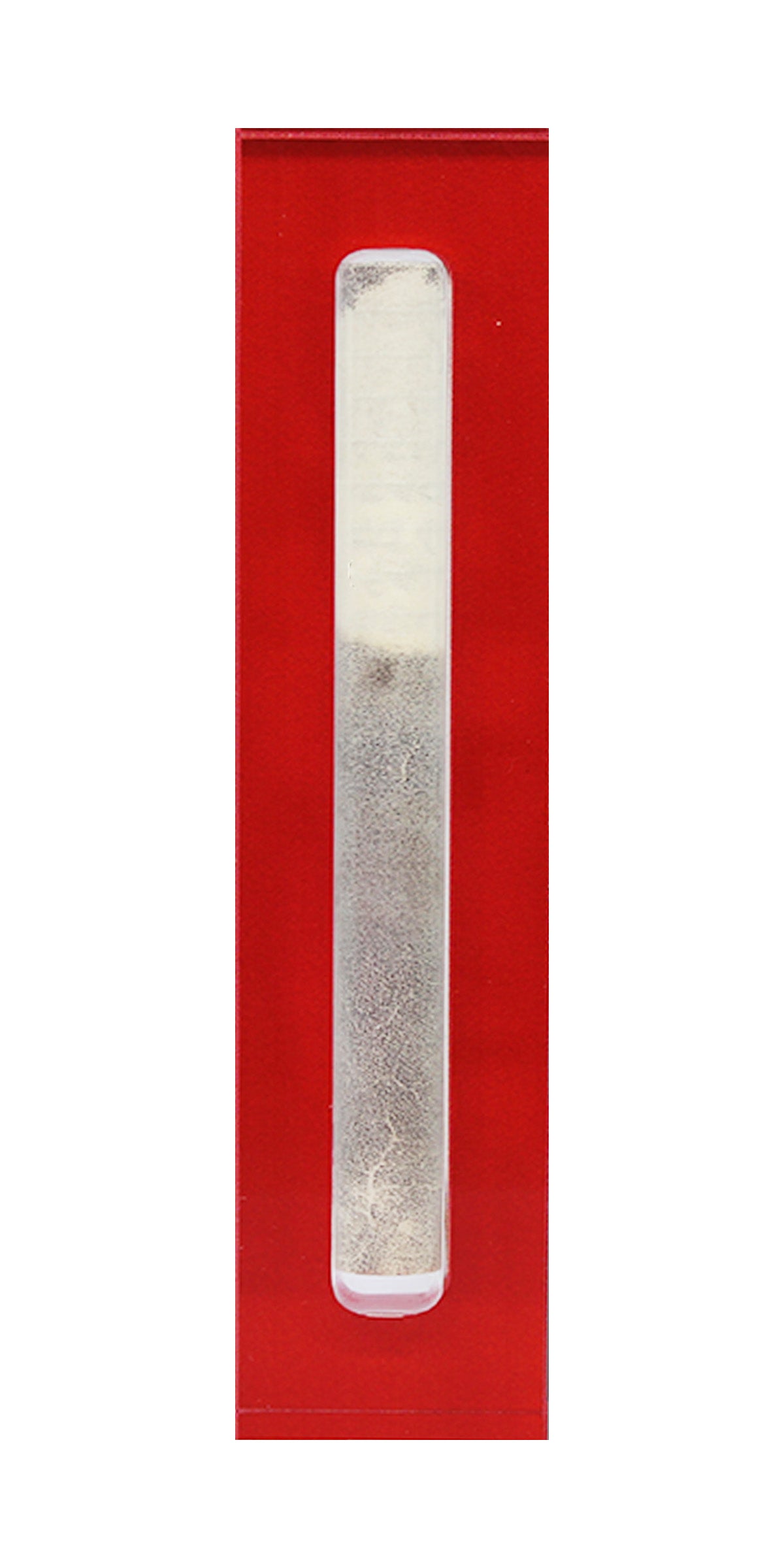 Lucite Mezuzah Red