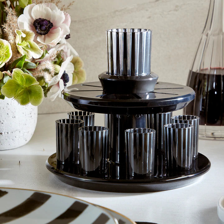 Kiddush Wine Fountain Set | Black