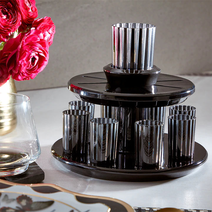Kiddush Wine Fountain Set | Black