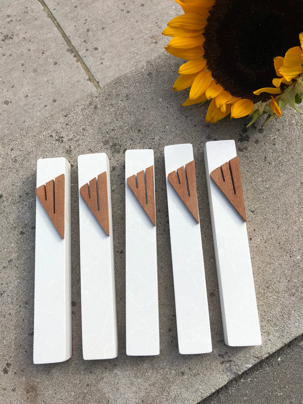 Cream White Mezuzah